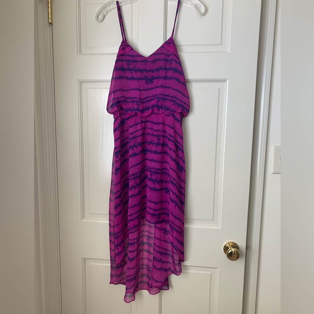 Express Fuchsia and Purple Dress